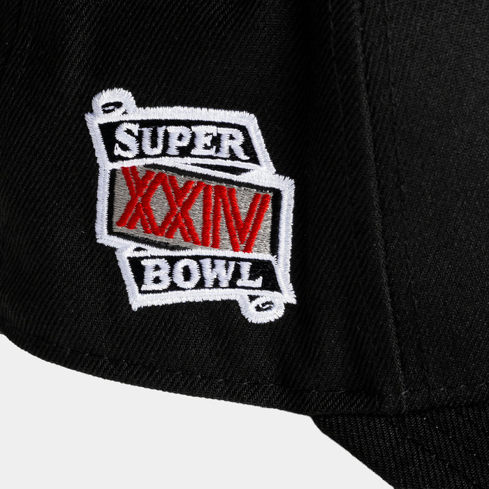 Shoe Palace Exclusive San Francisco 49ers Black Red 9Fifty AF Snapback Mens Hat (Black/Red)