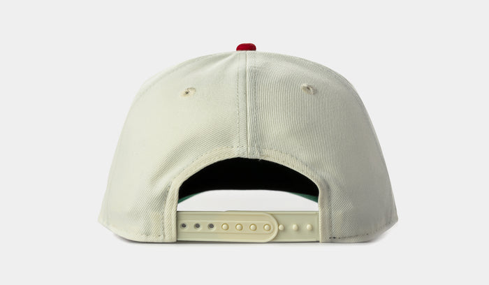 Shoe Palace Exclusive San Francisco 49ers Script 950AF Snapback Mens Hat (Chrome/Red)