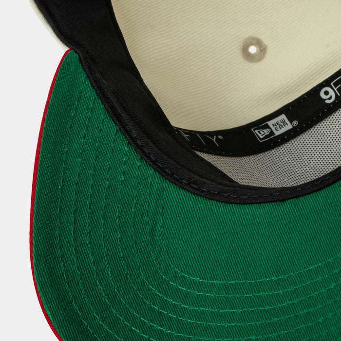 Shoe Palace Exclusive San Francisco 49ers Script 950AF Snapback Mens Hat (Chrome/Red)