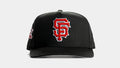 Shoe Palace Exclusive San Francisco Giants Black Red 9Fifty AF Snapback Mens Hat (Black/Red)