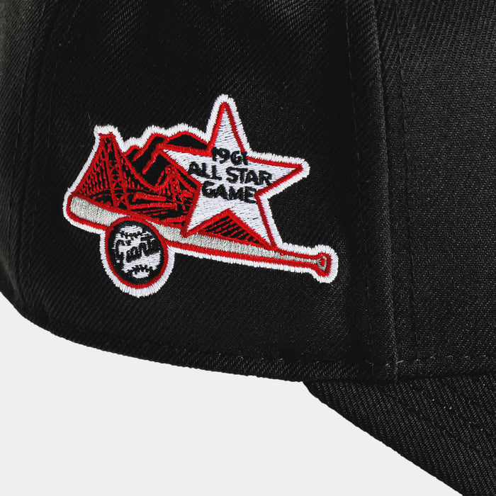 Shoe Palace Exclusive San Francisco Giants Black Red 9Fifty AF Snapback Mens Hat (Black/Red)