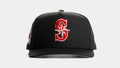 Shoe Palace Exclusive Seattle Mariners Black Red 9Fifty AF Snapback Mens Hat (Black/Red)