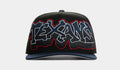 Shoe Palace x New Era NFL 90s Graffiti Exclusive Houston Texans Snapback Mens Hat (Black/Navy)