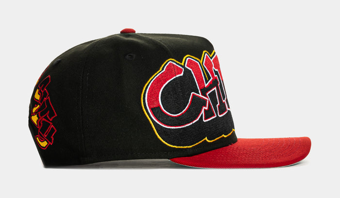 Shoe Palace x New Era NFL 90s Graffiti Exclusive Kansas City Chiefs Snapback Mens Hat (Black/Red)