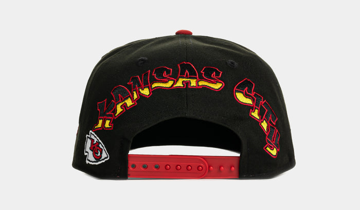 Shoe Palace x New Era NFL 90s Graffiti Exclusive Kansas City Chiefs Snapback Mens Hat (Black/Red)