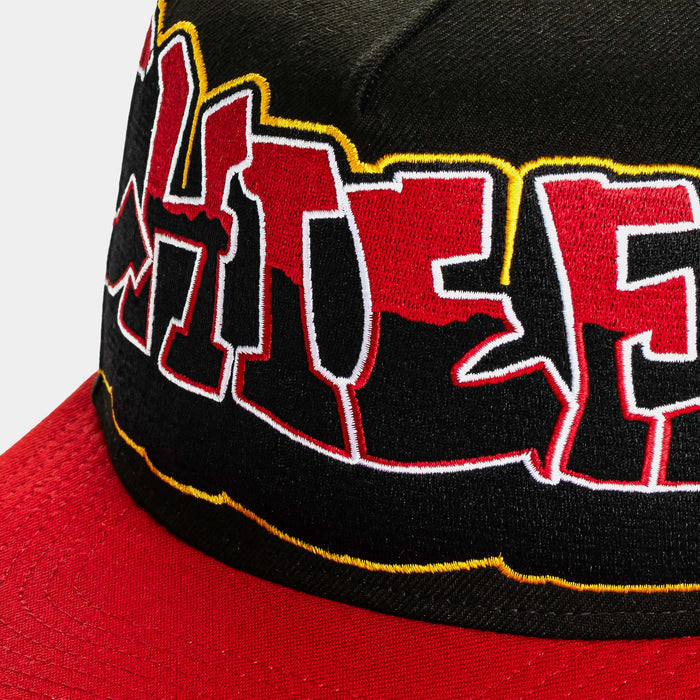 Shoe Palace x New Era NFL 90s Graffiti Exclusive Kansas City Chiefs Snapback Mens Hat (Black/Red)