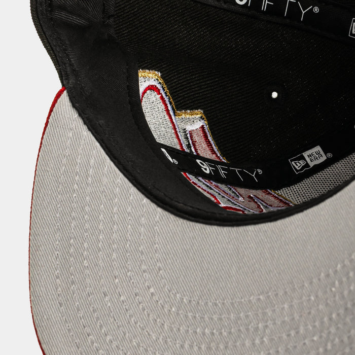 Shoe Palace x New Era NFL 90s Graffiti Exclusive San Francisco 49ers Snapback Mens Hat (Black/Red)