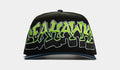 Shoe Palace x New Era NFL 90s Graffiti Exclusive Seattle Seahawks Snapback Mens Hat (Black/Blue)