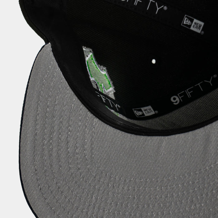 Shoe Palace x New Era NFL 90s Graffiti Exclusive Seattle Seahawks Snapback Mens Hat (Black/Blue)