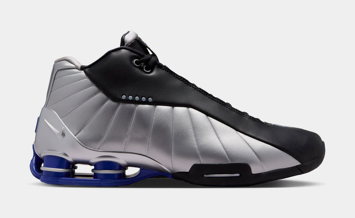 Shox BB4 Black And Metallic Silver Mens Lifestyle Shoes (Black/Metallic Silver/Lapis)