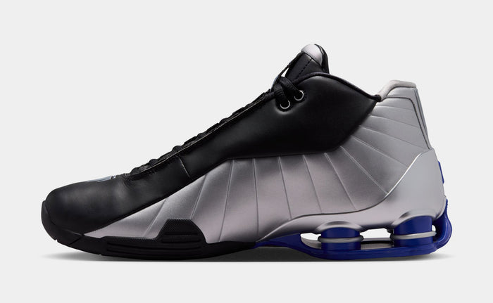Shox BB4 Black And Metallic Silver Mens Lifestyle Shoes (Black/Metallic Silver/Lapis)