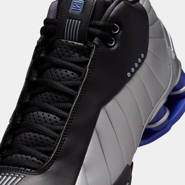 Shox BB4 Black And Metallic Silver Mens Lifestyle Shoes (Black/Metallic Silver/Lapis)