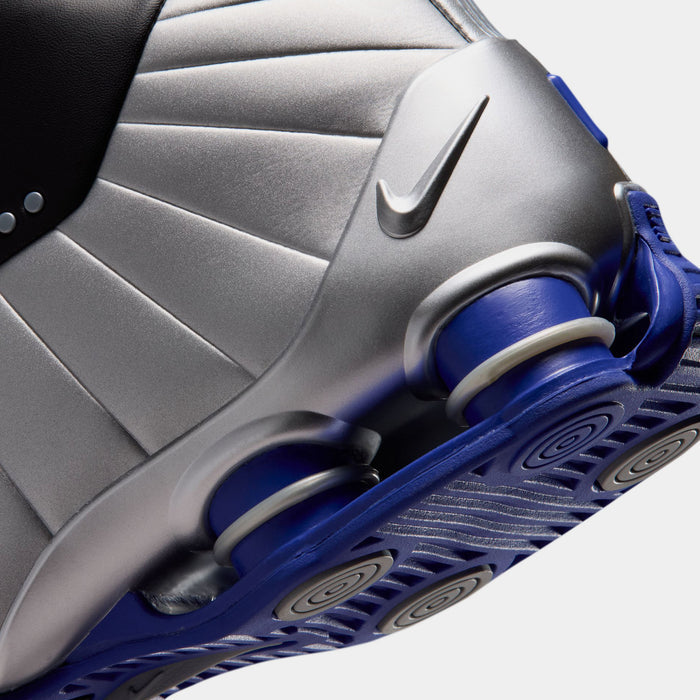 Shox BB4 Black And Metallic Silver Mens Lifestyle Shoes (Black/Metallic Silver/Lapis)