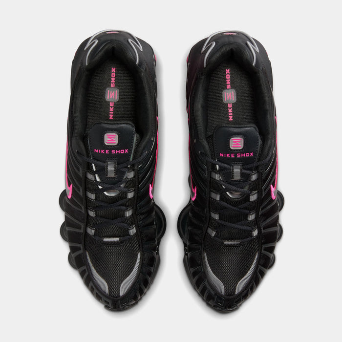 Shox TL Womens Running Shoes (Off Noir/Hyper Pink/Metallic Silver)