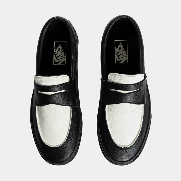 Skate Loafer Mens Lifestyle Shoes (Black/White)