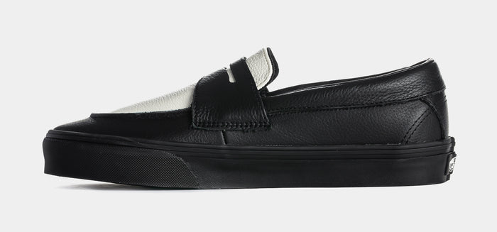 Skate Loafer Mens Lifestyle Shoes (Black/White)