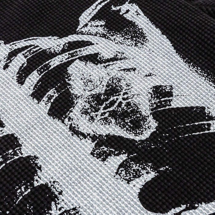 Skeleton Thermal Mens Long Sleeve Shirt (Black)
