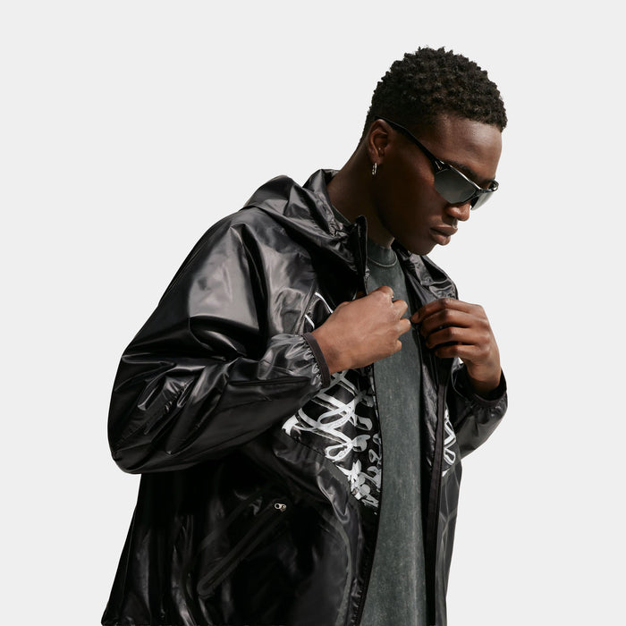 Skeleton Windrunner Mens Jacket (Black/White)