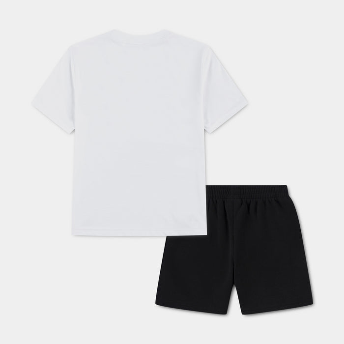 Skyline Rings Fleece Prechool Set (White/Black)
