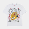 Skyline Rings Grade School Short Sleeve Shirt (White)