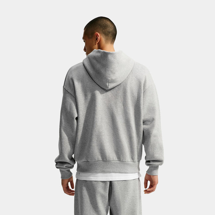 Solo Fleece Pullover Mens Hoodie (Dark Grey Heather/Sail)