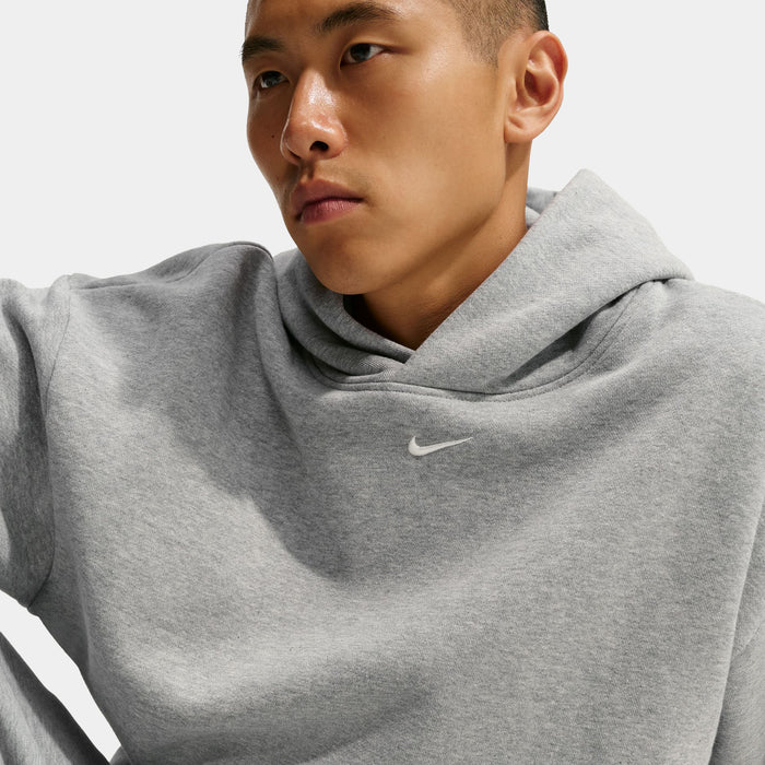Solo Fleece Pullover Mens Hoodie (Dark Grey Heather/Sail)
