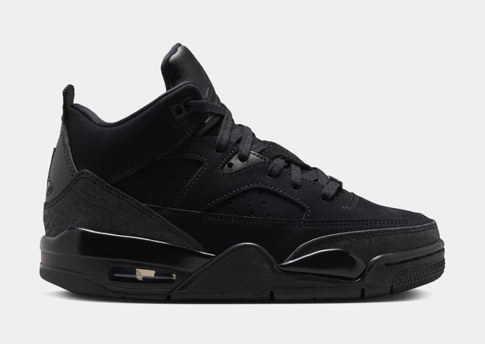 Son of Mars Low Grade School Lifestyle Shoes (Black/Dark Smoke Grey)