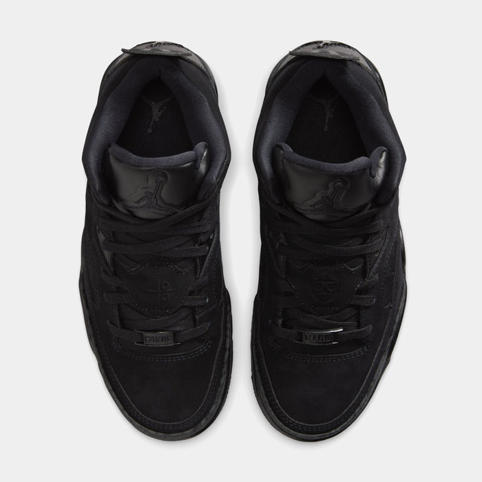 Son of Mars Low Grade School Lifestyle Shoes (Black/Dark Smoke Grey)