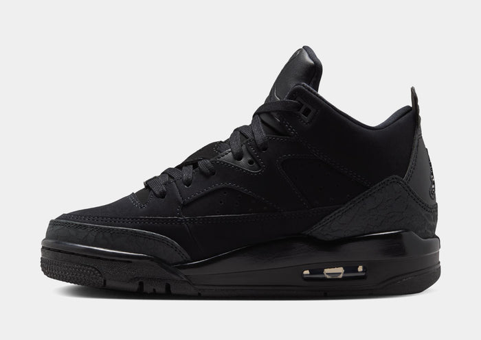 Son of Mars Low Grade School Lifestyle Shoes (Black/Dark Smoke Grey)