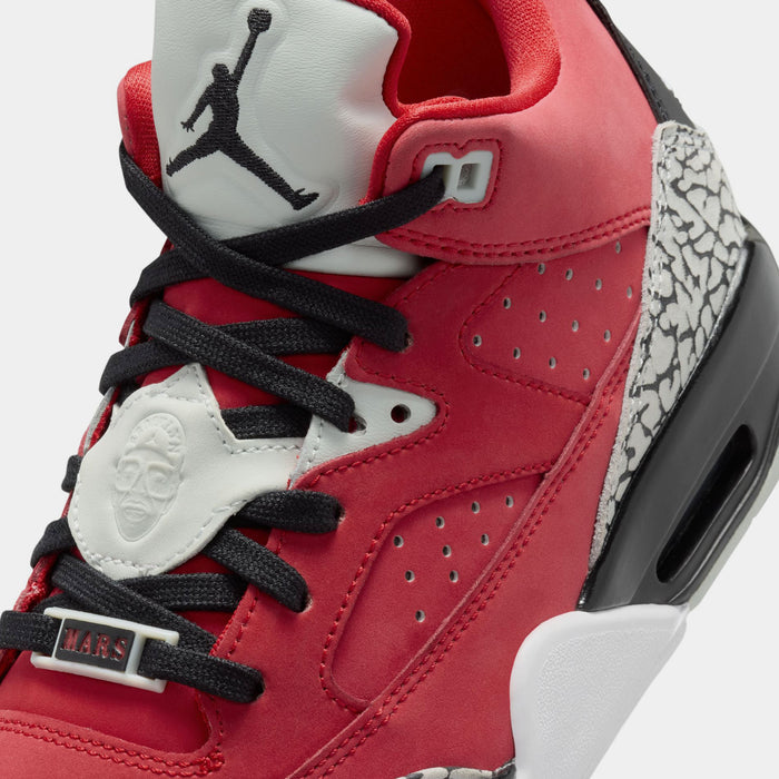 Son of Mars Low Grade School Lifestyle Shoes (Fire Red/Black/Grey Mist/White)