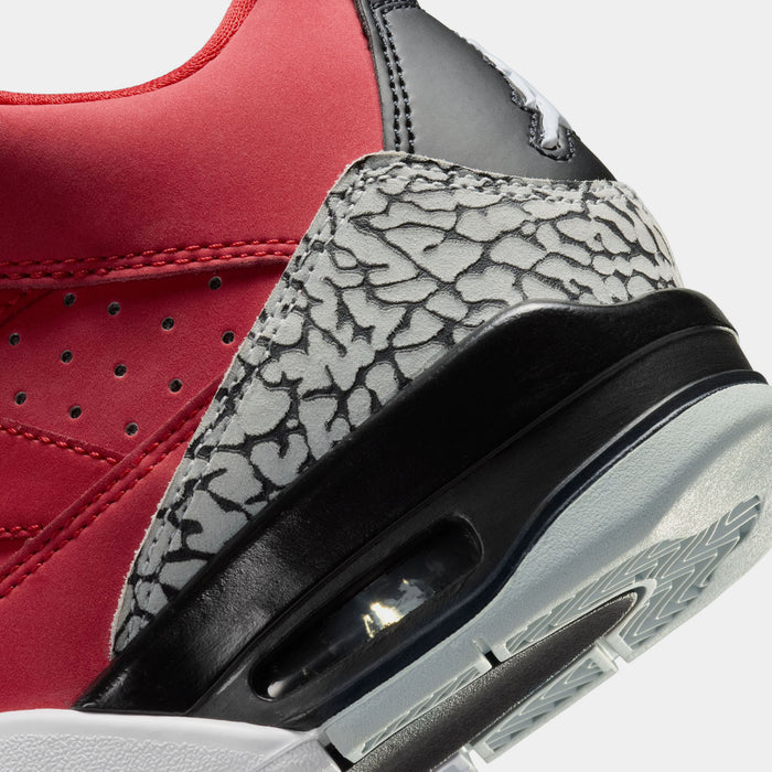 Son of Mars Low Grade School Lifestyle Shoes (Fire Red/Black/Grey Mist/White)