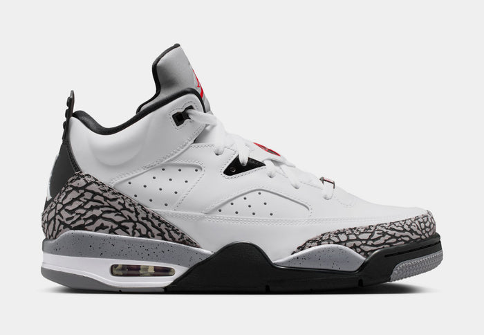 Son of Mars Low Mens Lifestyle Shoes (White/Black/Cement Grey/Gym Red)