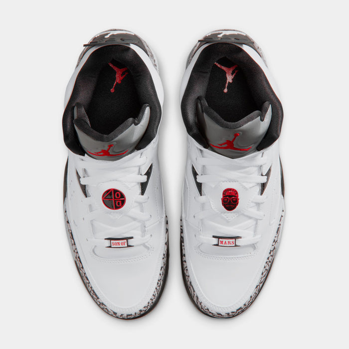 Son of Mars Low Mens Lifestyle Shoes (White/Black/Cement Grey/Gym Red)