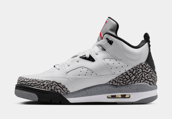 Son of Mars Low Mens Lifestyle Shoes (White/Black/Cement Grey/Gym Red)