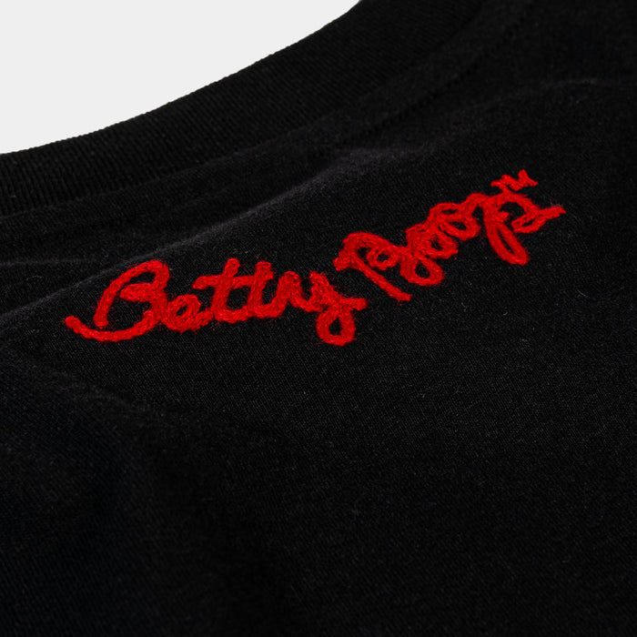 SP x Betty Boop Fitted Mens Short Sleeve Shirt (Black/Red)