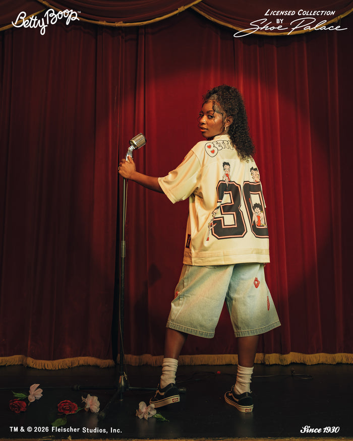 SP x Betty Boop Kisses Mesh Mens Jersey (Cream/Red)