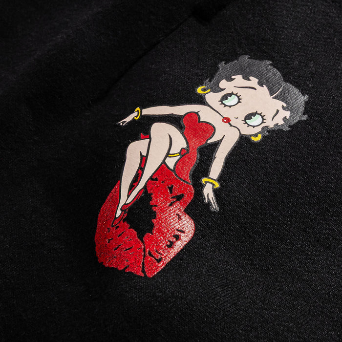 SP x Betty Boop Kisses Womens Sweatpants (Black/Red)