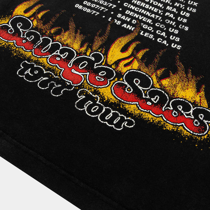 SP x Betty Boop Savage Sass Mens Shot Sleeve Shirt (Black/Blue)