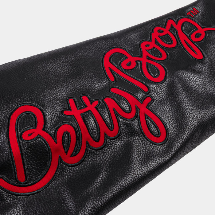 SP x Betty Boop Varsity Mens Jacket (Black/Red)