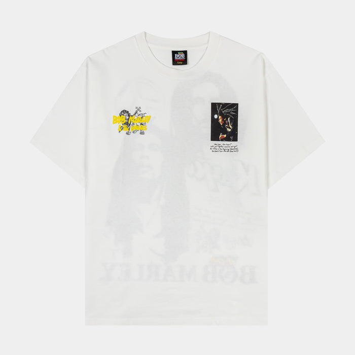 SP x Bob Marley Kaya Mens Short Sleeve Shirt (White/Yellow)