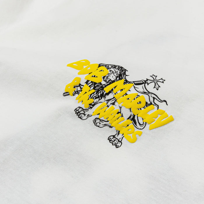 SP x Bob Marley Kaya Mens Short Sleeve Shirt (White/Yellow)