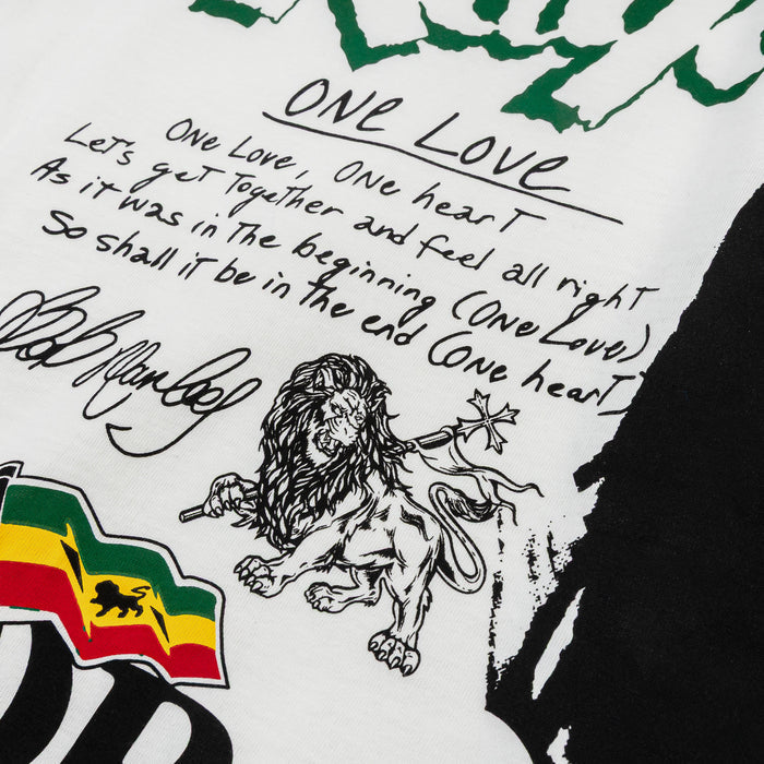 SP x Bob Marley Kaya Mens Short Sleeve Shirt (White/Yellow)