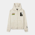 SP x Bob Marley Live Zip Up Mens Hoodie (Beige/Black)