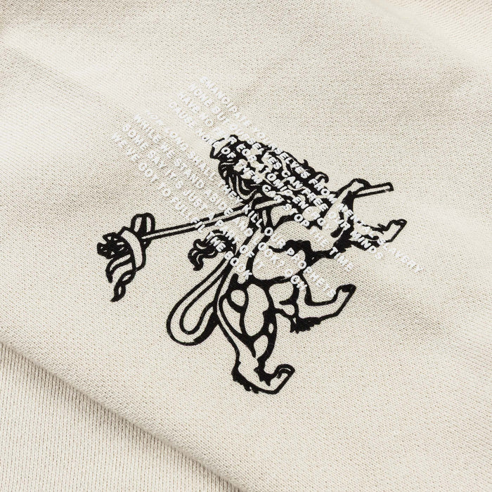 SP x Bob Marley Live Zip Up Mens Hoodie (Beige/Black)