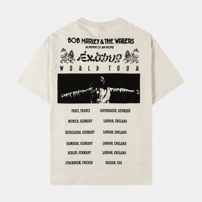 SP x Bob Marley Tours Mens Short Sleeve Shirt (Beige/Black)