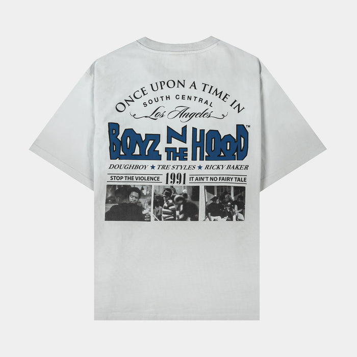 SP x Boyz In The Hood Mens Short Sleeve Shirt (Grey/Blue)