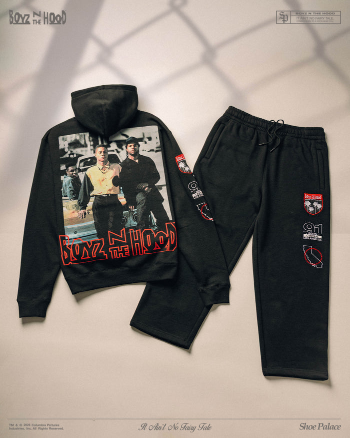 SP x Boyz N The Hood 91 Fleece Mens Sweatpants (Black/Red)