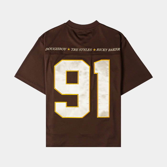 SP x Boyz N The Hood 91 Mesh Mens Jersey (Brown/Yellow)