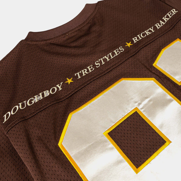 SP x Boyz N The Hood 91 Mesh Mens Jersey (Brown/Yellow)