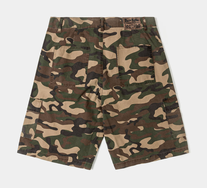 SP x Boyz N The Hood Doughboy Cargo Mens Shorts (Camo/Red)